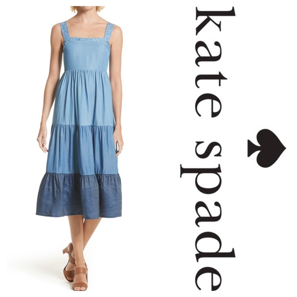 kate spade Dresses & Skirts - New Kate Spade Chambray Patio Dress OUMU0838